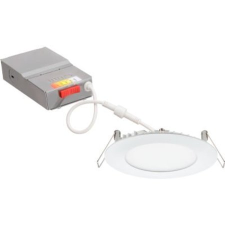 LITHONIA LIGHTING Lithonia Lighting® Wafer„¢ 4" LED Canless Recessed Downlight, 2700-5000K, White WF4-SWW5-90CRI-MW-M6